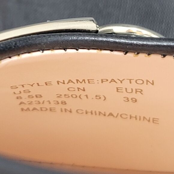 BRAND NEW PHOEBE FLAT IN BLACK LEATHER - Picture 16 of 16